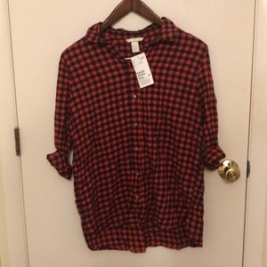 H&M Flannel Button Down